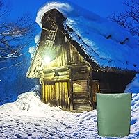 Vista 6 de Funda aislante para prevención de reflujo para exteriores, bolsa aislada para protección de tuberías de invierno, válvulas de rociadores