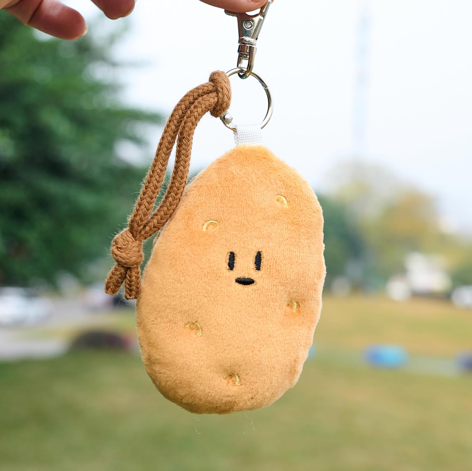 Plush Inspirational Positive Potato Keychains Motivational Keychains - Image 4