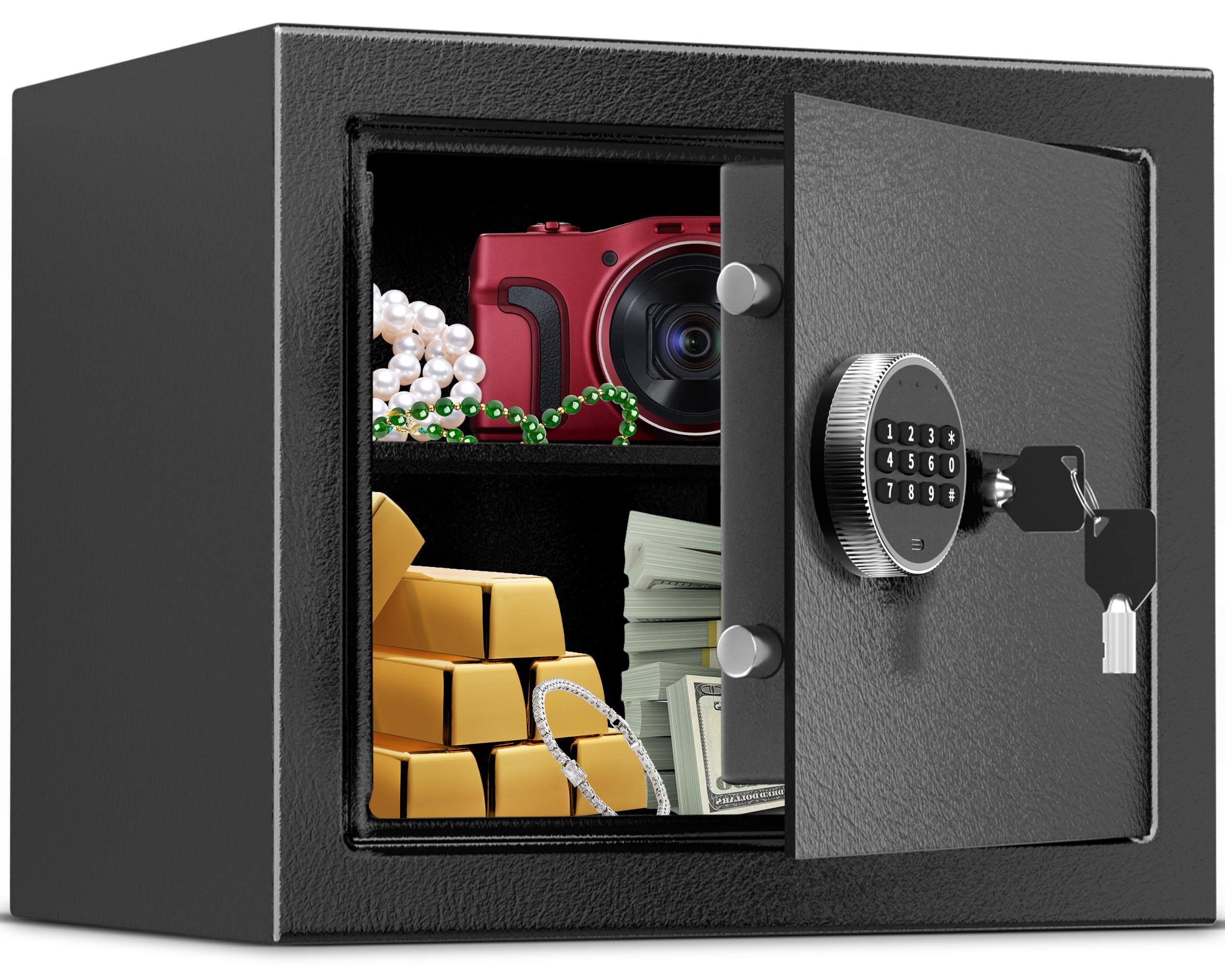 Safe,1.2Cubic Feet Safe Box,Anti-Theft Digital Security Lock Box