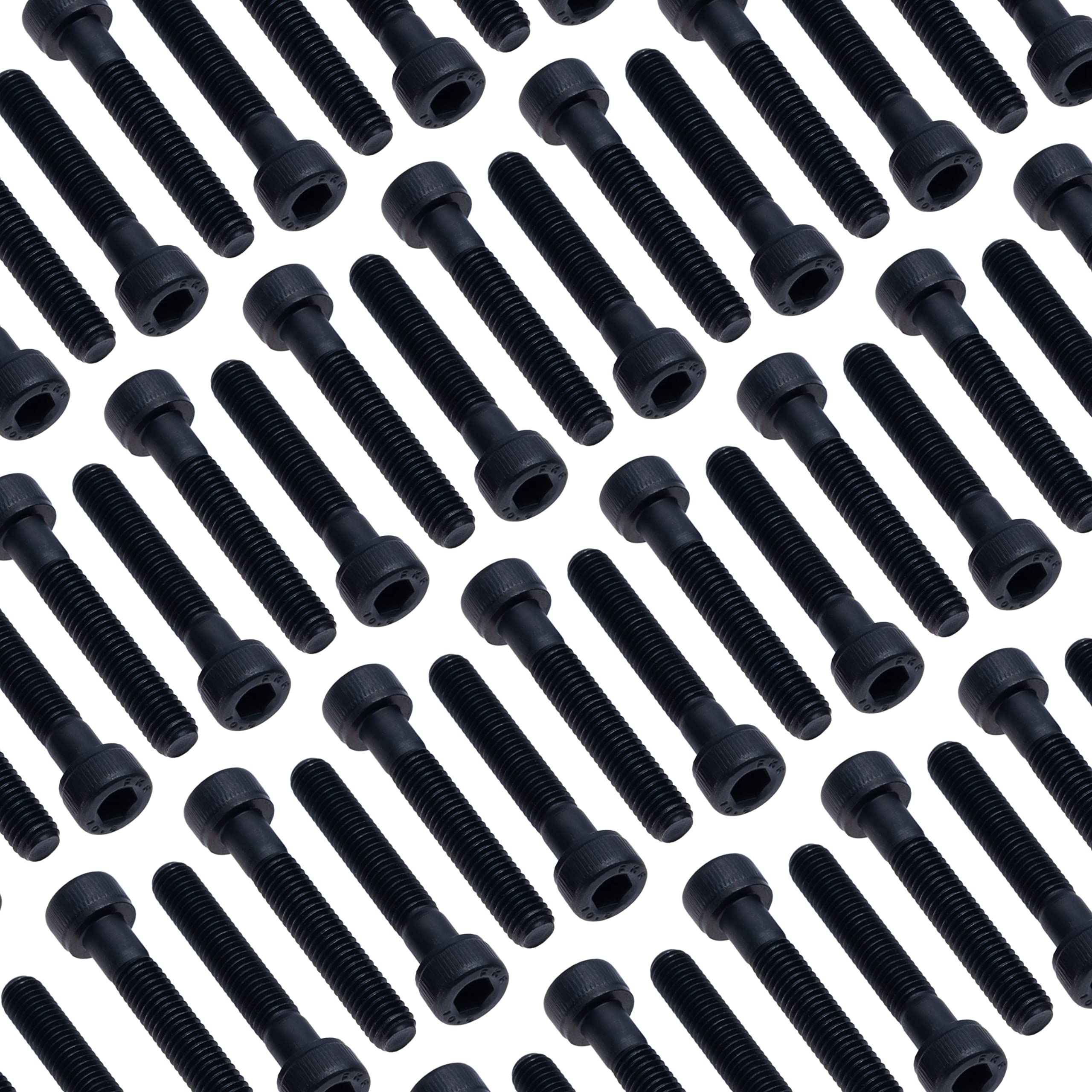 Button Head Screw Viti A Testa A Bottone 10-32 X 1/2" In Acciaio Legato - Con Finitura Ossido Nero, Confezione Da 100 Pezzi Scarpe 32 - Foto 2