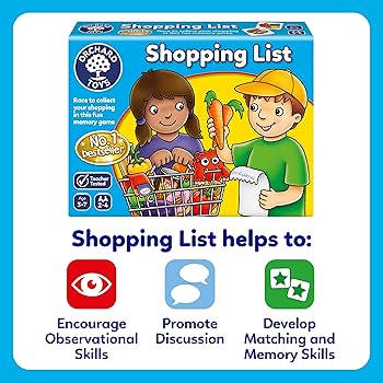 【まろ】 ご入園準備 ♡ ３点セット Amazon.com: Orchard Toys Shopping List - Educational Memory
