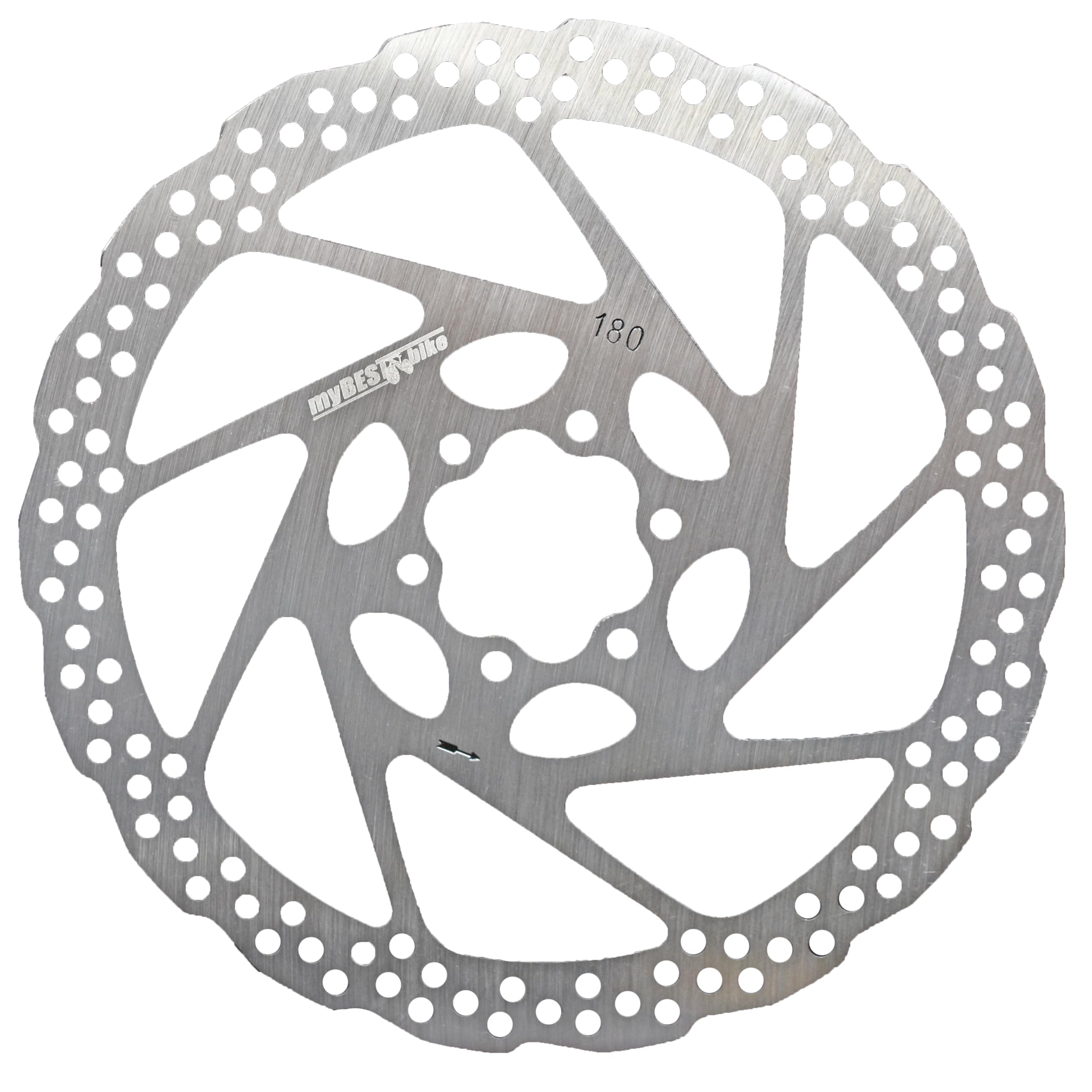 Rotori per freni a disco per bicicletta 140/160/180mm, confezione da 2, rotori per bicicletta in acciaio inossidabile con 12 viti T25 M5x10mm per bicicletta da montagna, MTB, BMX