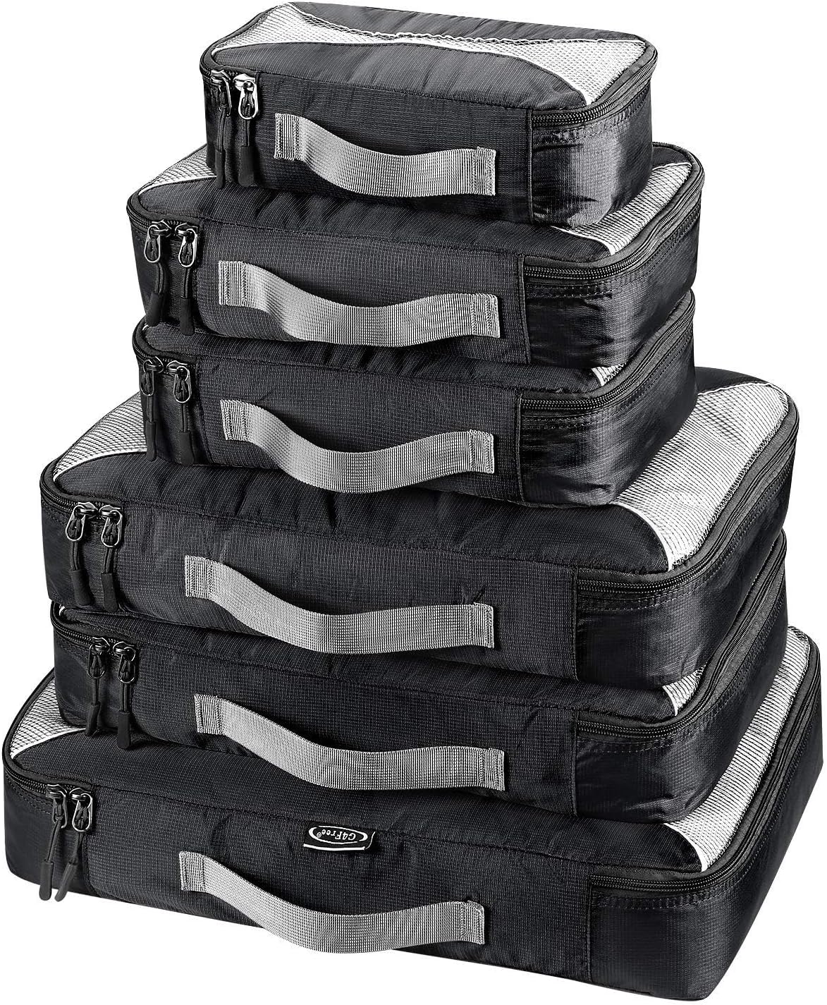 Shacke Pak 5 Set Packing Cubes Travel Organizers with Laundry Bag