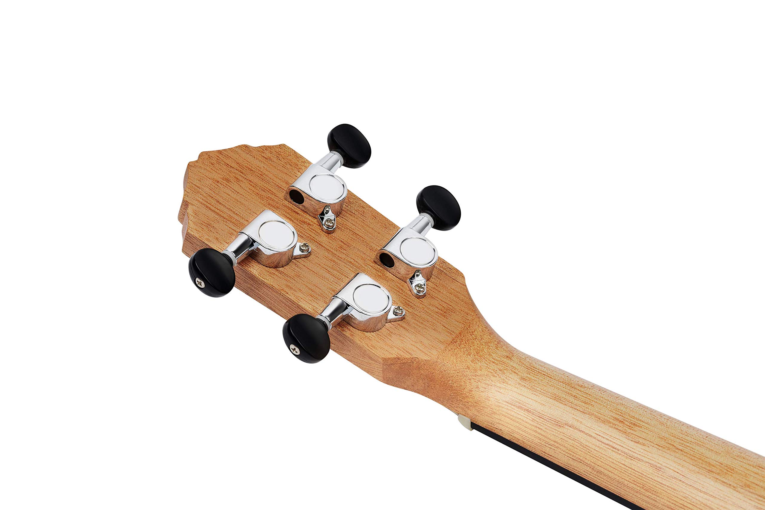 Ortega Guitars Ukulele Soprano Elettro-Acustico – Timber Series – Gig Bag Inclusa – Zebrawood, Natural (RFU10ZE)