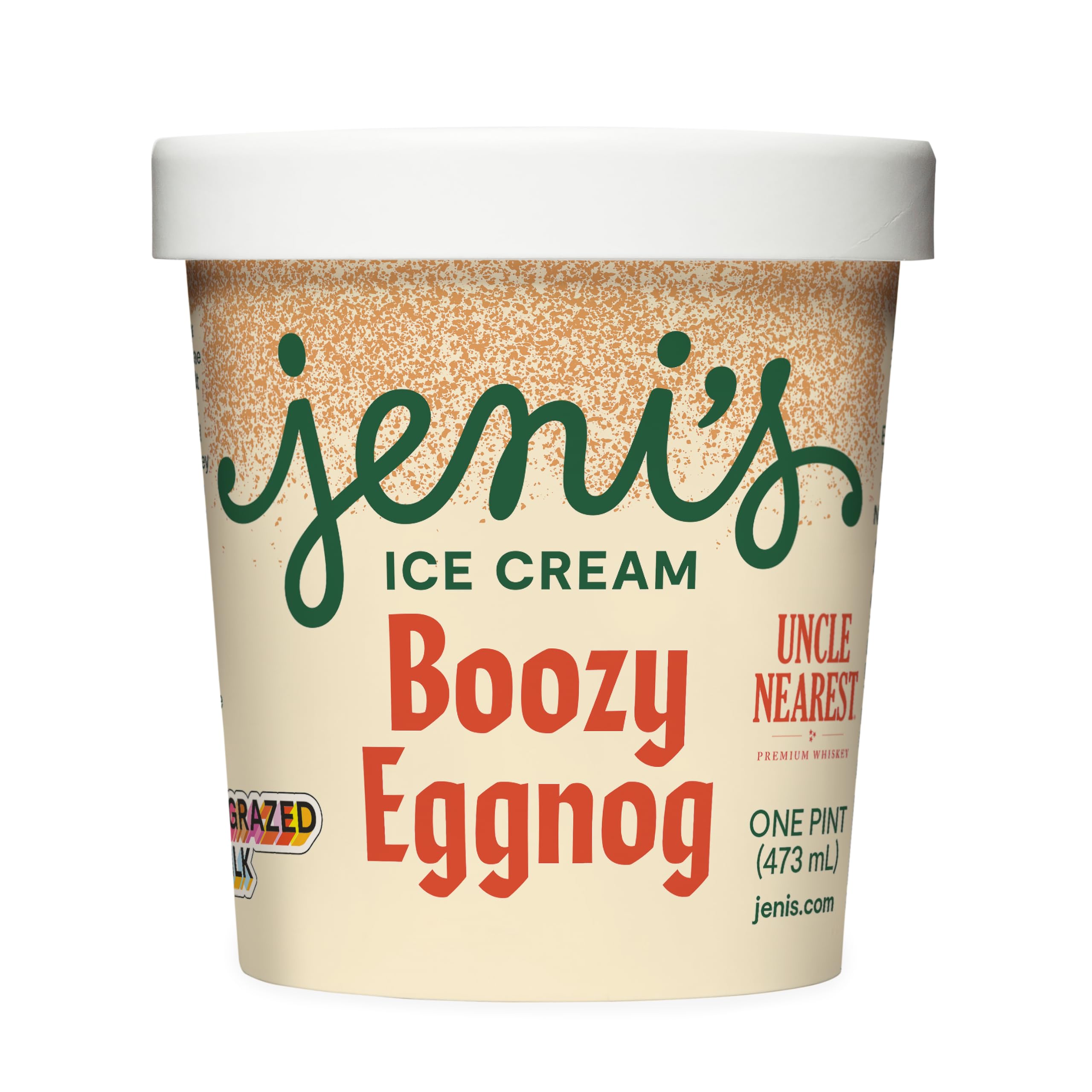 Jenis Splendid Ice Creams Boozy Egg Nog Ice Cream, 16 FZ | Grocery