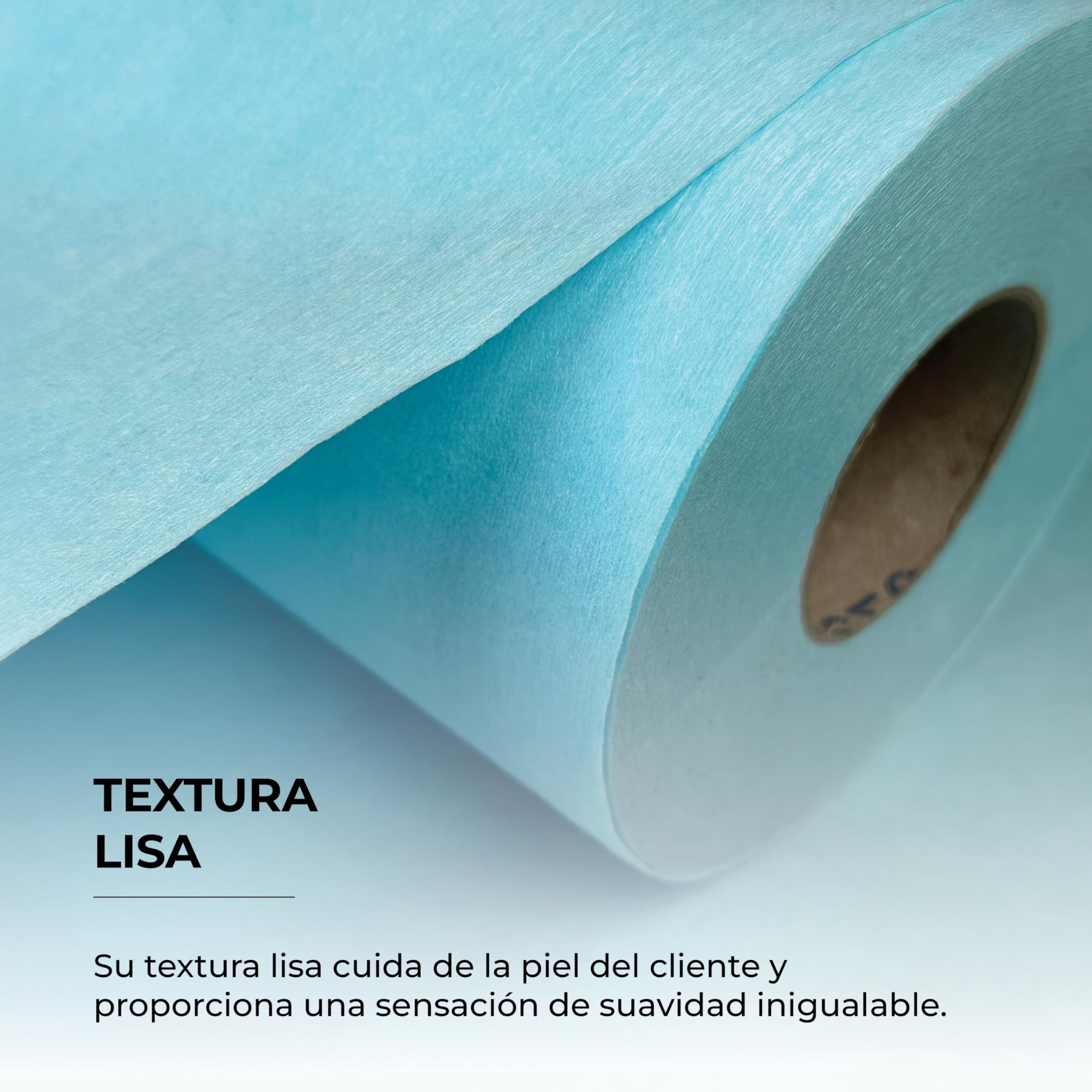 Papel Camilla Fiselina Extrasuave Precortado a 40 cm | Rollos de Papel Camilla Fabricados en Poliéster y Celulosa (Blanco, 3 Rollos)