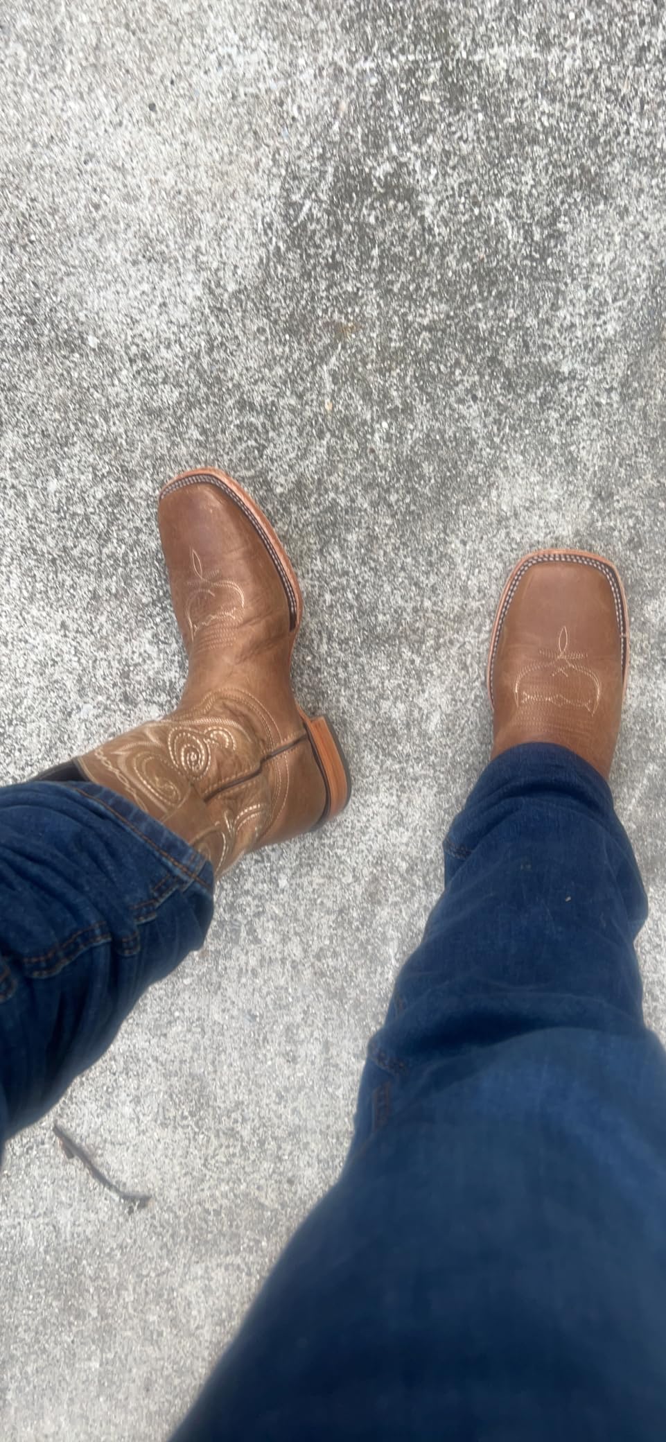 Soto Boots Men's Square Toe Cowboy Boots – Genuine Leather, Brown, 12" Shaft, Goodyear Welt, Handcrafted In Mexico (Size 8.5)
