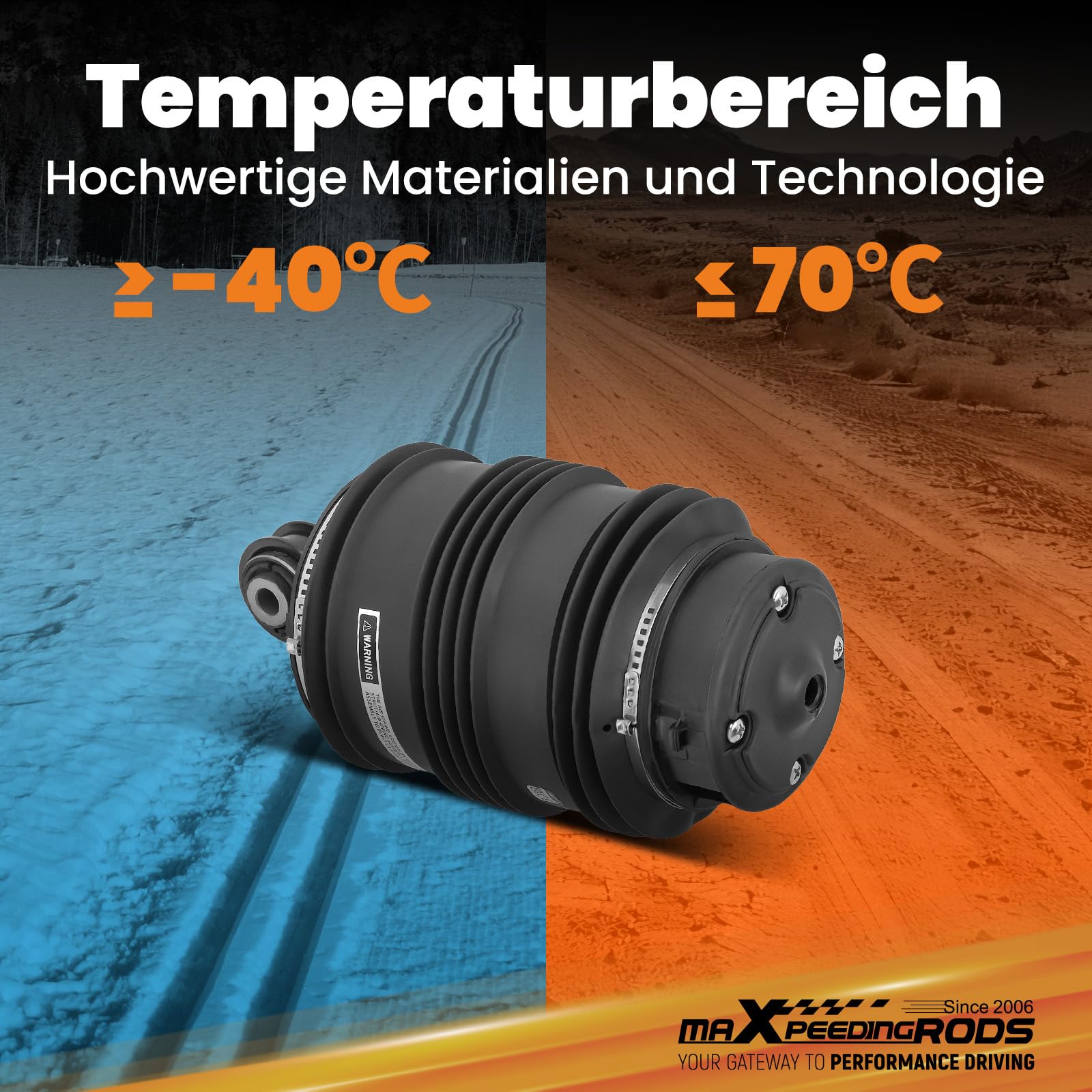 maXpeedingrods Luftfeder 2Pins Hinten Links/Rechts für E-Klasse S211