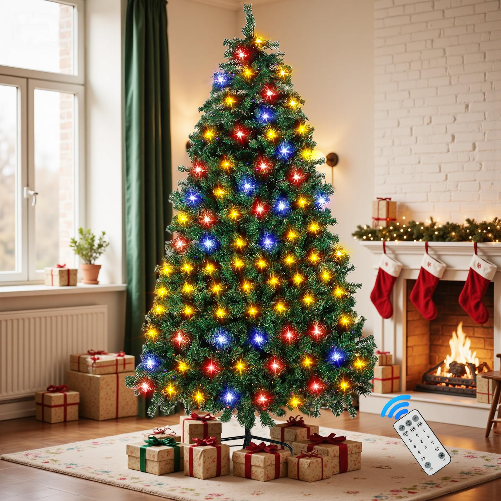 ✳︎new arrival✳︎christmastreeクリスマスツリー⑦ Amazon.com: Northroad 7ft Pre-lit Artificial Christmas Tree