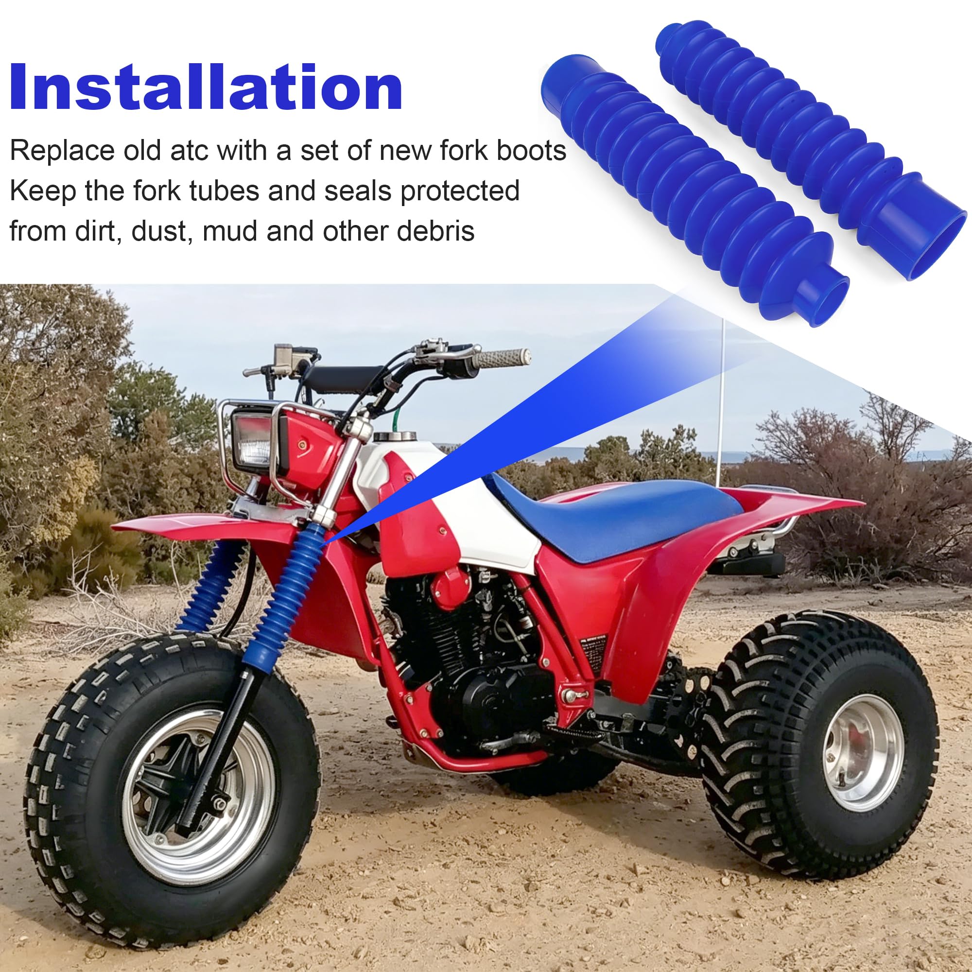 Amazon.com: for Honda ATC 200X 1983 1984 1985 1986 1987 Blue