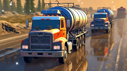 Oil Cargo Truck Transporter Offroad Driving Simulator 3D Games