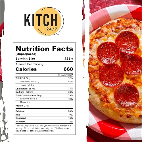 Miniatura 2 de KITCH 247 Pizza Personal Pepperoni de 7 pulgadas - 20 por caja