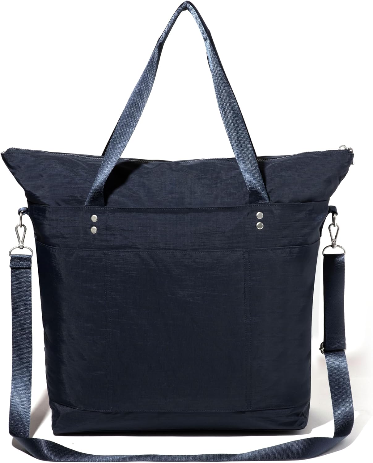 Baggallini Large Carryall Tote - Lightweight Nylon Zipper Top Weekender Travel Beach Bag w/Luggage Sleeve - Image 15