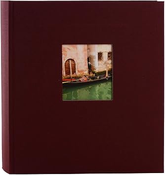 Goldbuch Photo Album with Window Cut-Out, Bordeaux, 30 x 31 cm