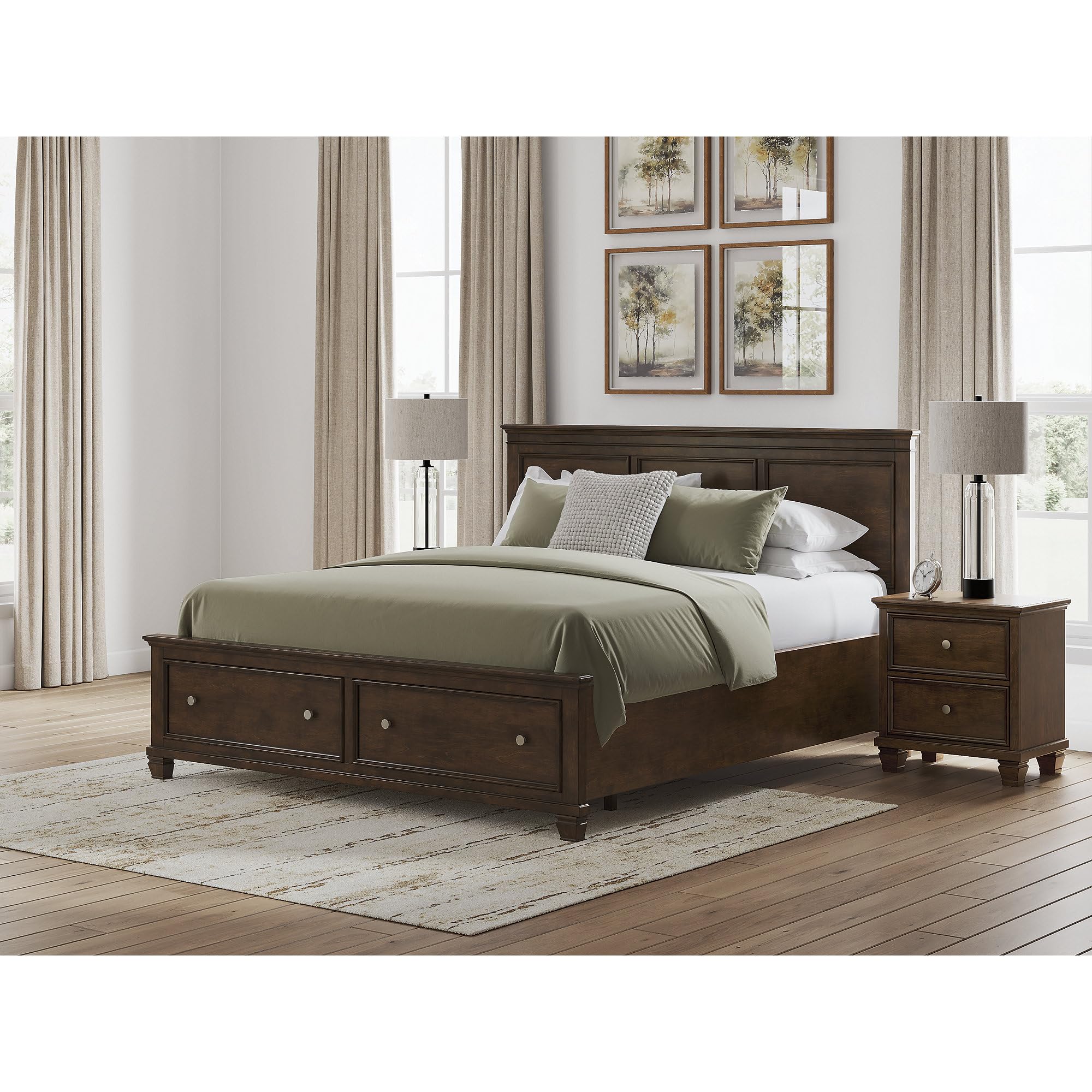 Signature Design by Ashley California King Bed Frame with Storage