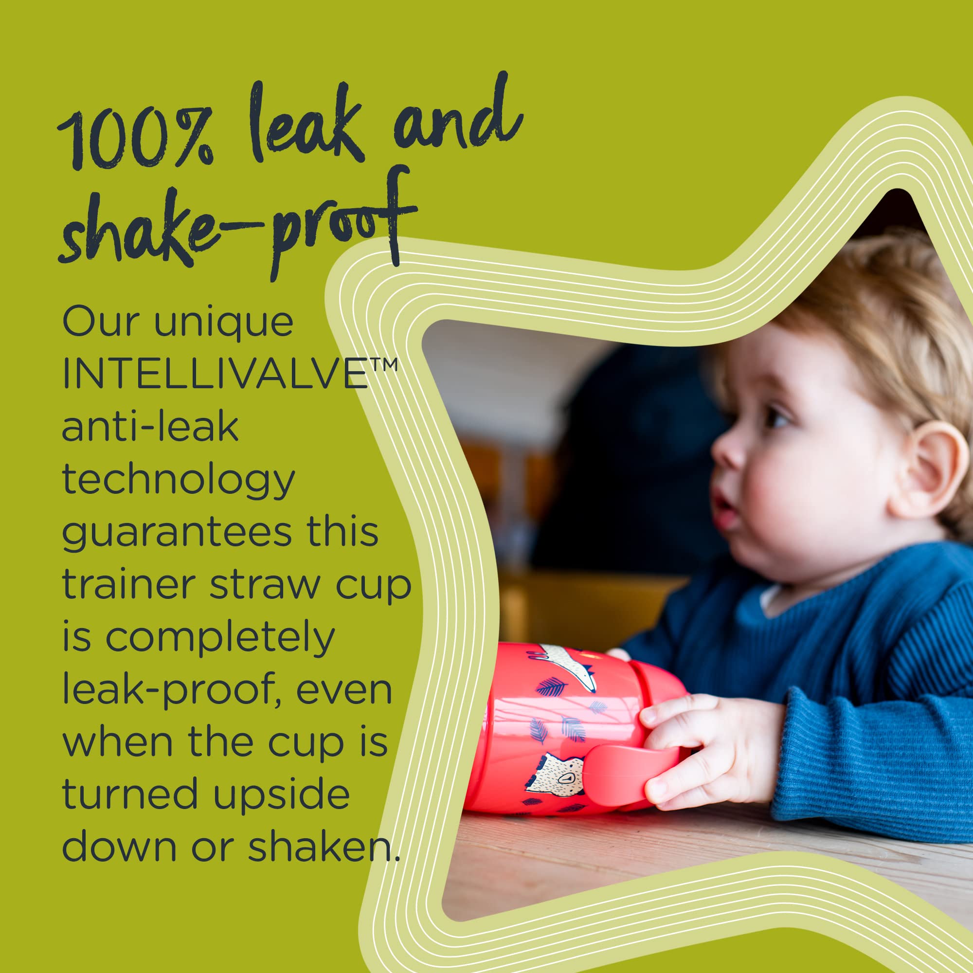 TOMMEE TIPPEE Kubek z obciążoną słomką 300 ml żółty
