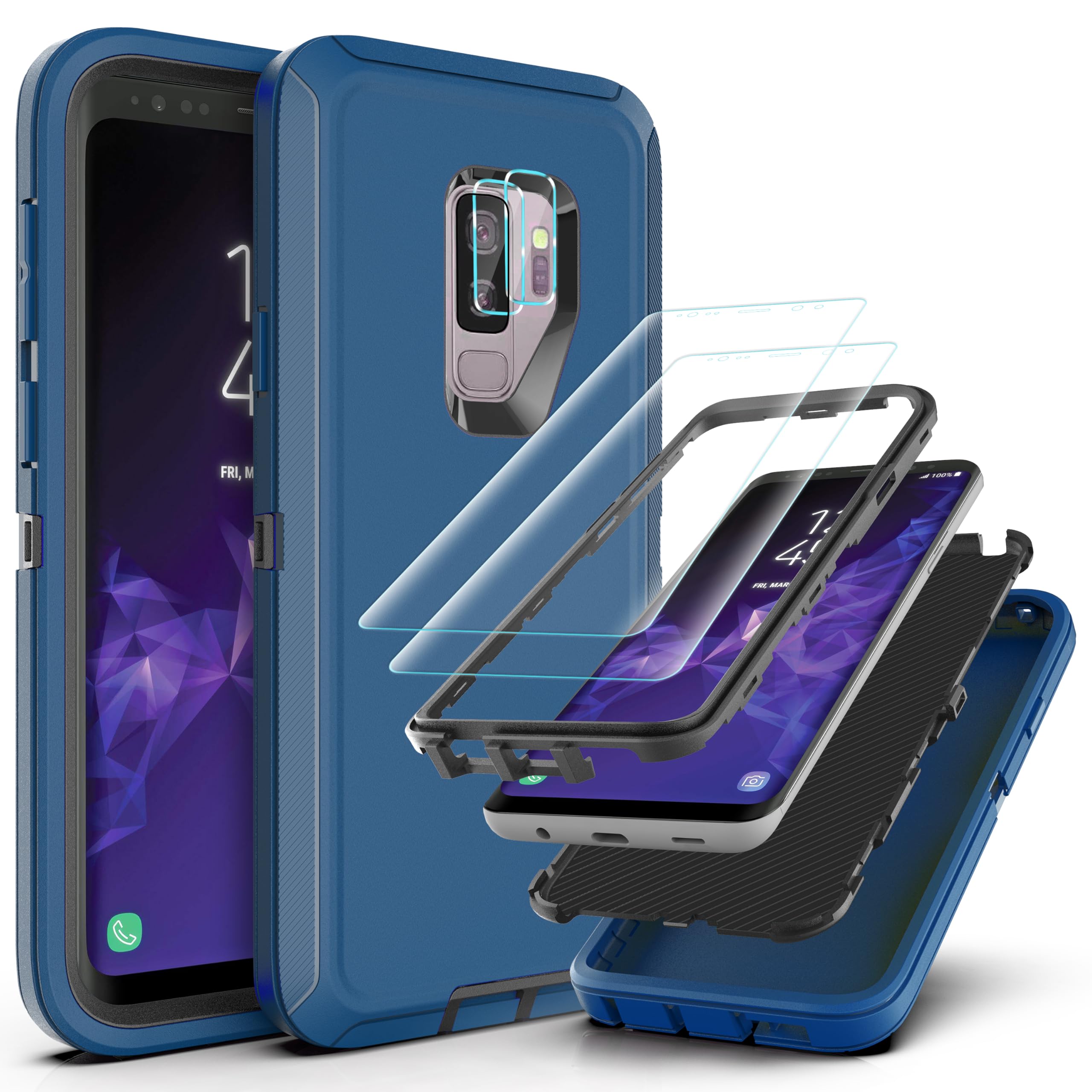 Coque Galaxy S9 Plus pour éviter les rayures d'écran et la casse d'objectif - 7