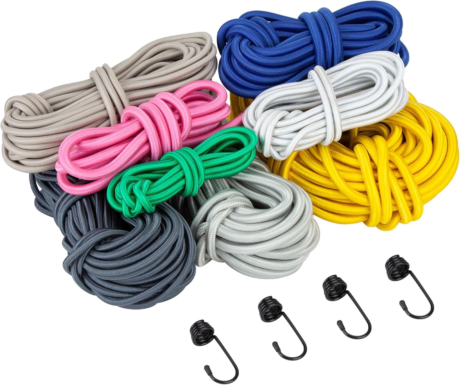 Amazon.com: CARTMAN 1/4“ Marine Grade Elastic Cord Crafting Stretch ...