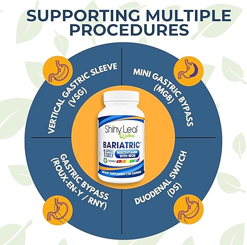 Miniatura 4 de Multivitamínico bariátrico con hierro una vez al día y citrato de calcio masticable de cereza para cirugía post bariátrica, incluyendo bypass