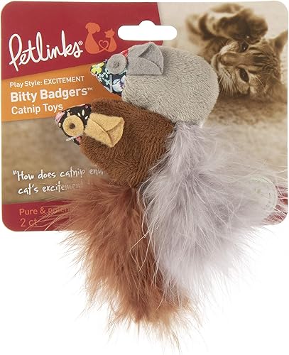 Vista 48 de Petlinks Tippy Teaser - Juguete que se endereza solo con pluma sacudidora para gatos, color azul/naranja, tamaño único