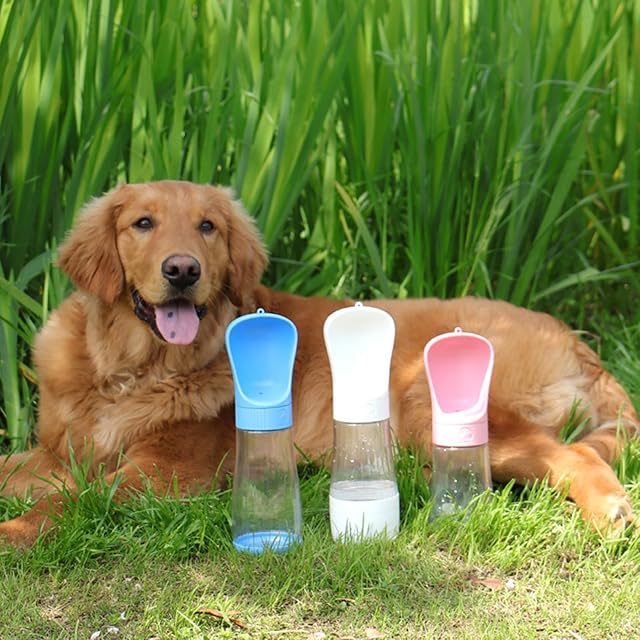 Foto 8 de 8 de YPBEW Botella de agua portátil para perros, capacidad de agua de 11 onzas, cuenco de comida para cachorros