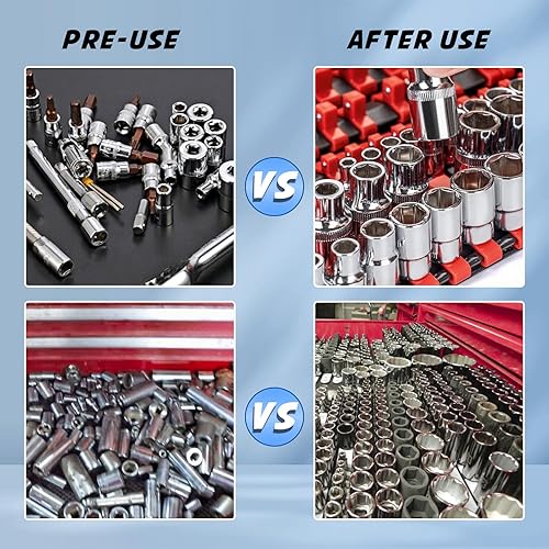 Miniatura 7 de Organizador de enchufes, 9 soportes de enchufe de acrilonitrilo butadieno estireno, 12 pulgada, 38 pulgadas y 14 pulgadas, soportes de enchufe de