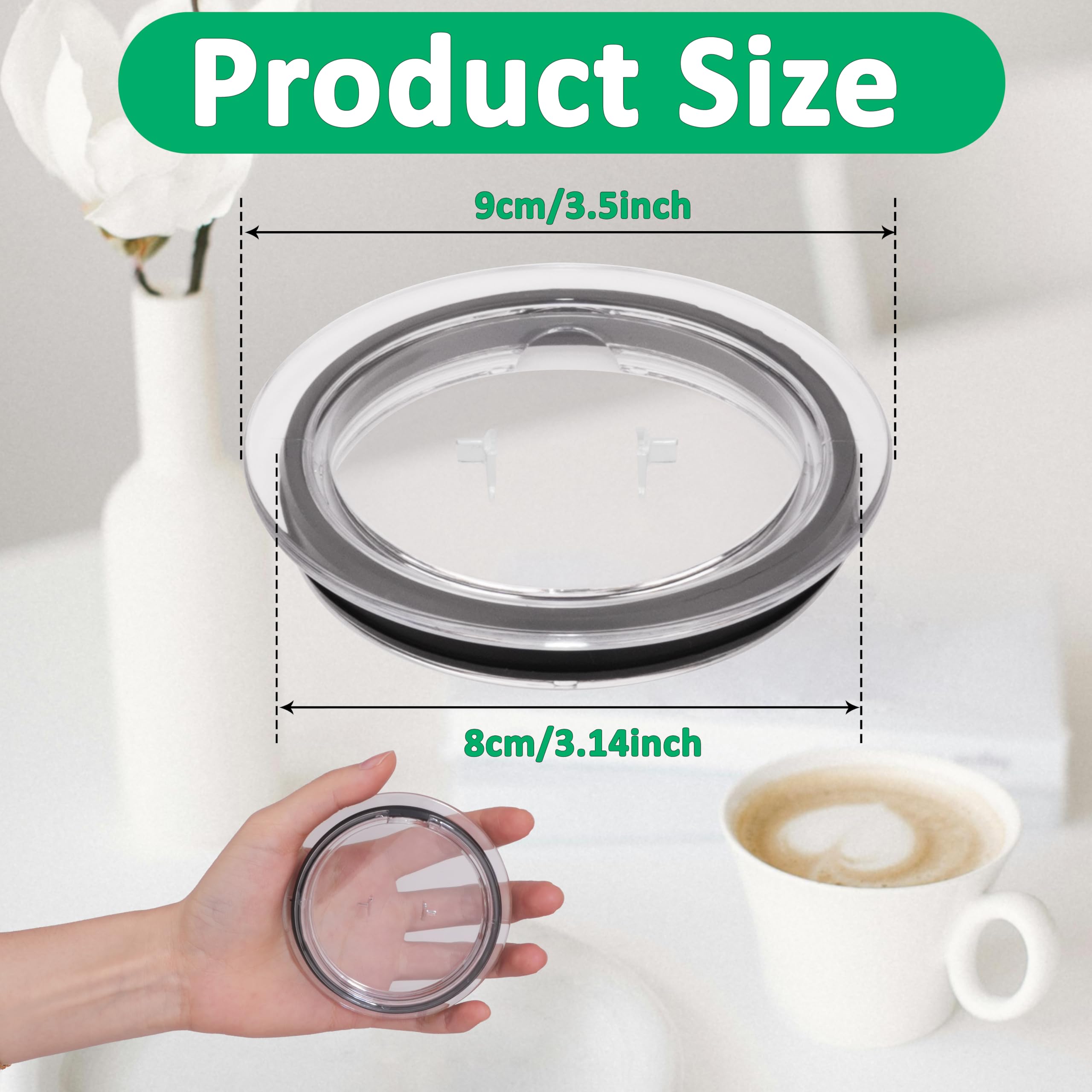 Tapa de plástico para espumador de leche, 8 cm, piezas de repuesto para piezas Nespresso 93271, espumador de leche, repuesto para Nespresso Aeroccino 3 3R 3593 3594