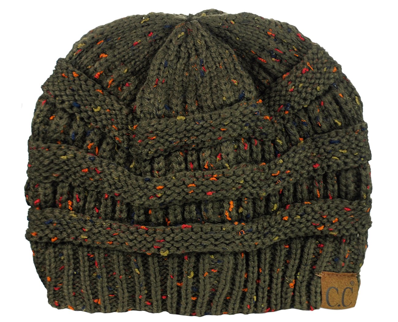 C.C Trendy Warm Chunky Soft Stretch Cable Knit Beanie Skully, Winter Mint, One Size — view 176