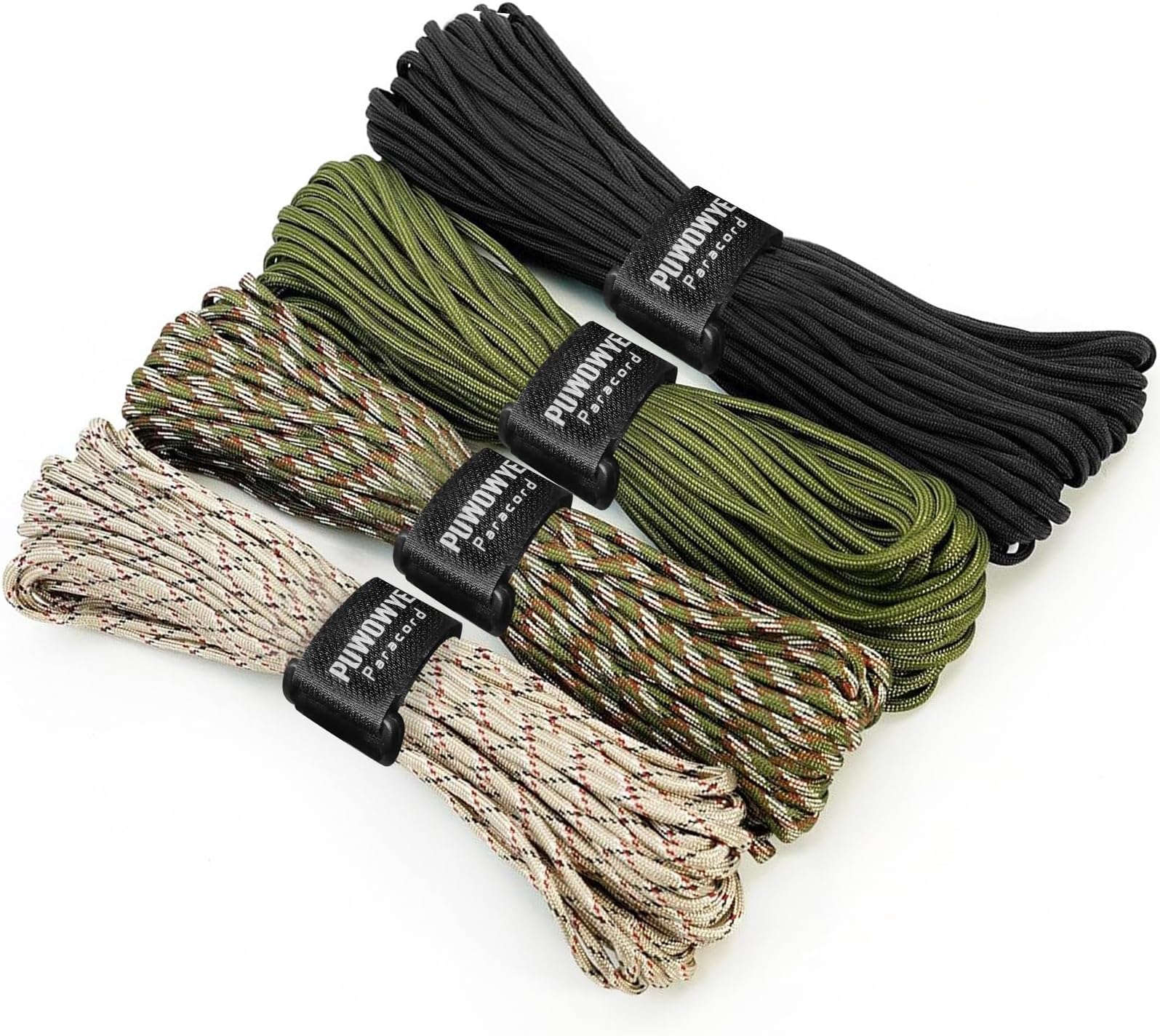 Paracord 550 Ganzoo - Corda Nylon 4mm, 30 Metri, Blu Reale | Per Survival, Camping, Fai Da Te - Foto 2