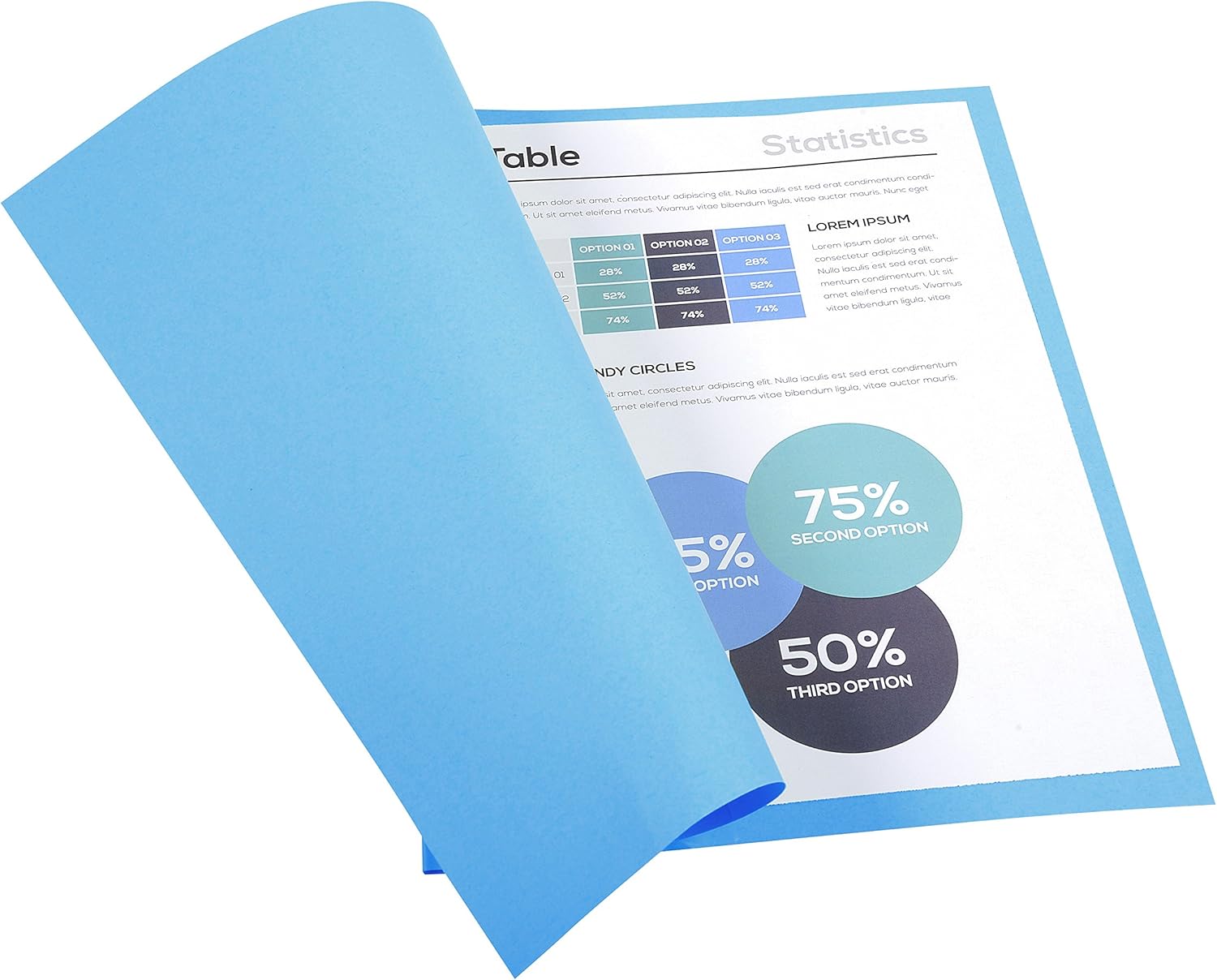 Exacompta - Ref 420010E - Forever Collection - Recycled Square Cut Folder - A4 (210 x 297mm), 170gsm Recycled Board, Blue Angel Certified - Bright Blue (Pack of 100)