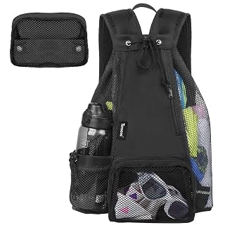 Timoxi Mochila de Praia com Alça de Ombro Acolchoada de Malha