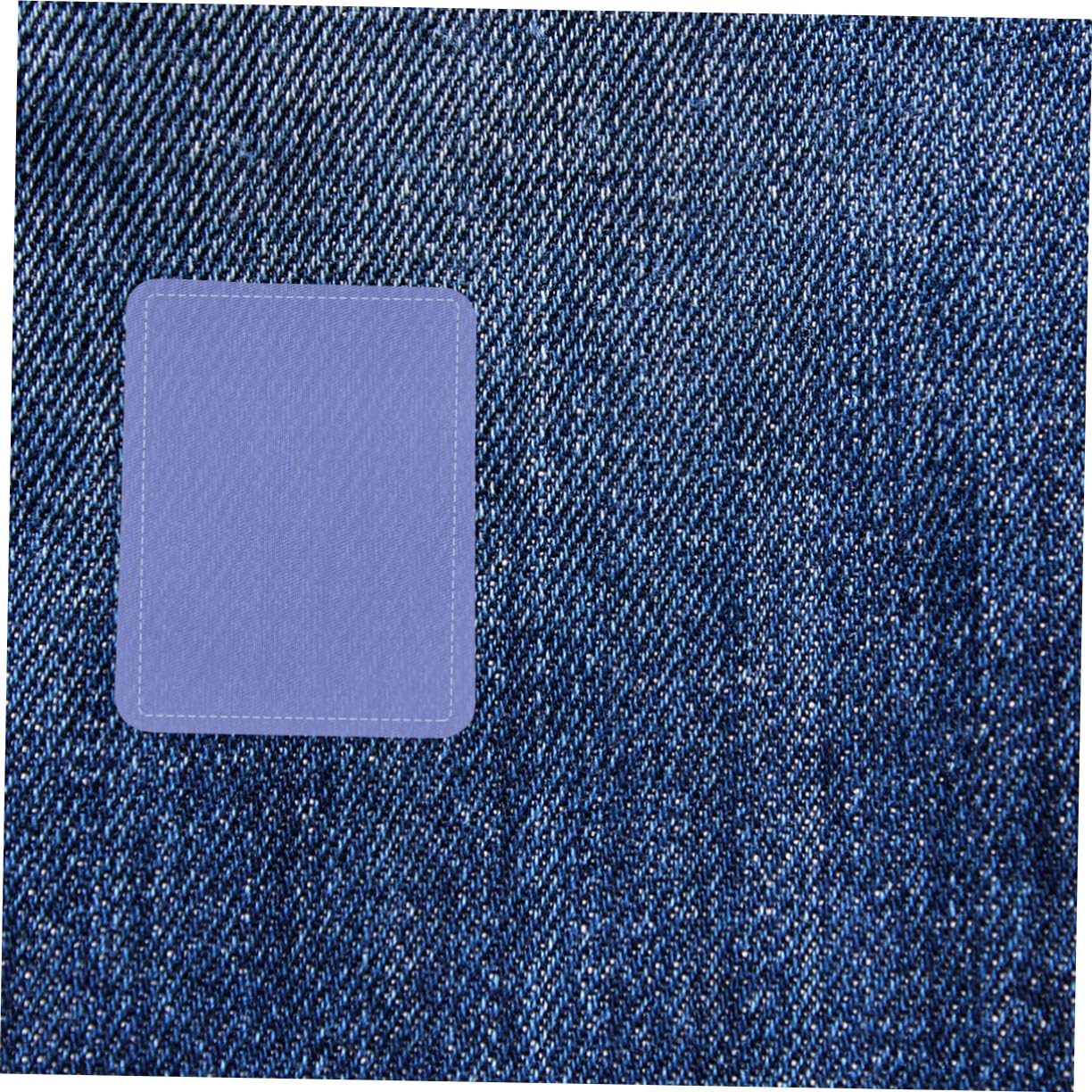 STOBOK 3sätze Bunte Längliche Aufbügelbare Stoff-patches Aus Simulierter Denfür Jeans Hüte Taschen Schuhreparaturen Farben Für -projekte Und Kreative Kleidungsdekoration