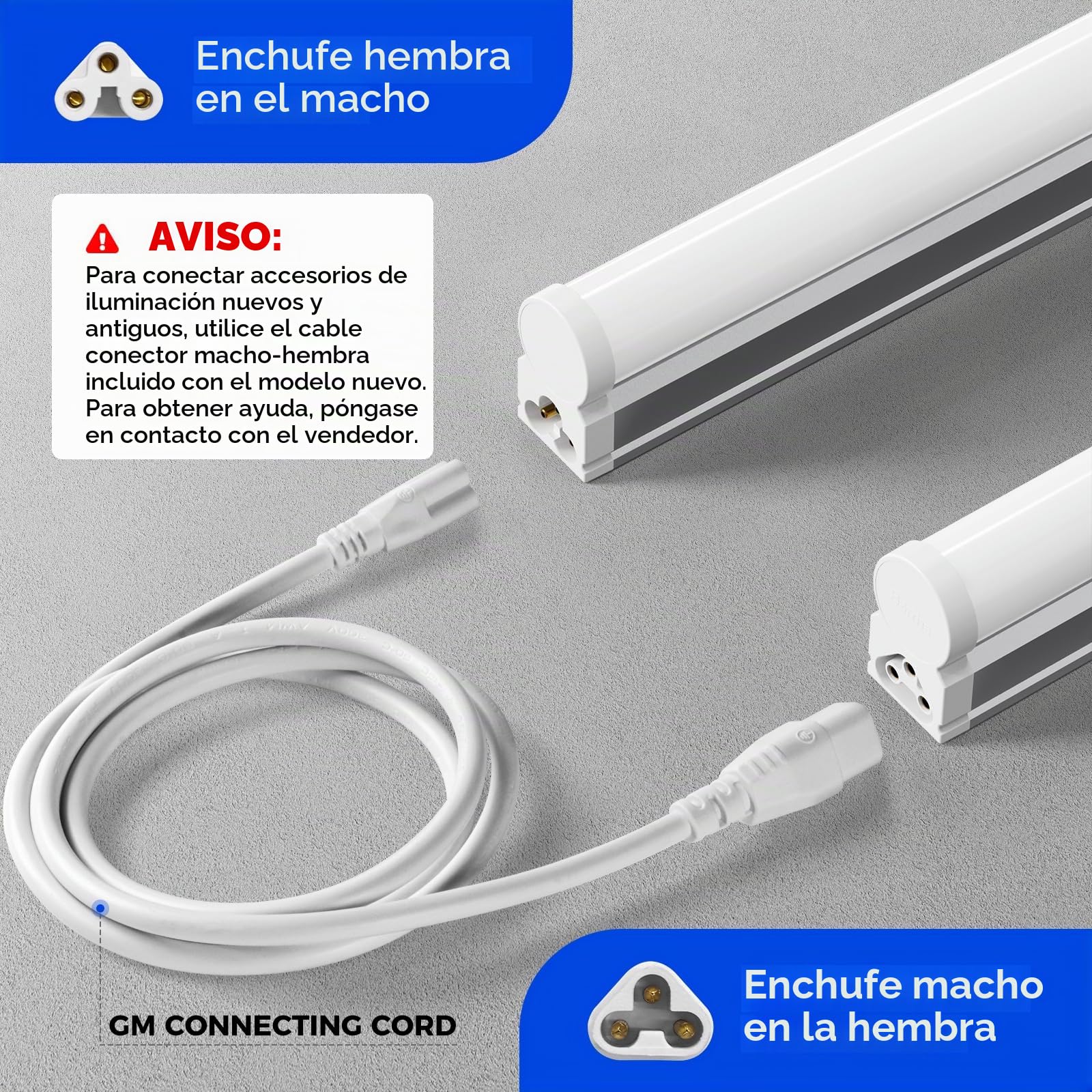 Barrina Luz LED de listón de 4 pies, 8 paquetes, luces de tubo LED T5, 2200 lm, 6500 K, blanco superbrillante, 20 W, iluminación de taller montada en superficie de techo, cableado | Luces LED para garaje de pared y techo, color blanco superbrillante