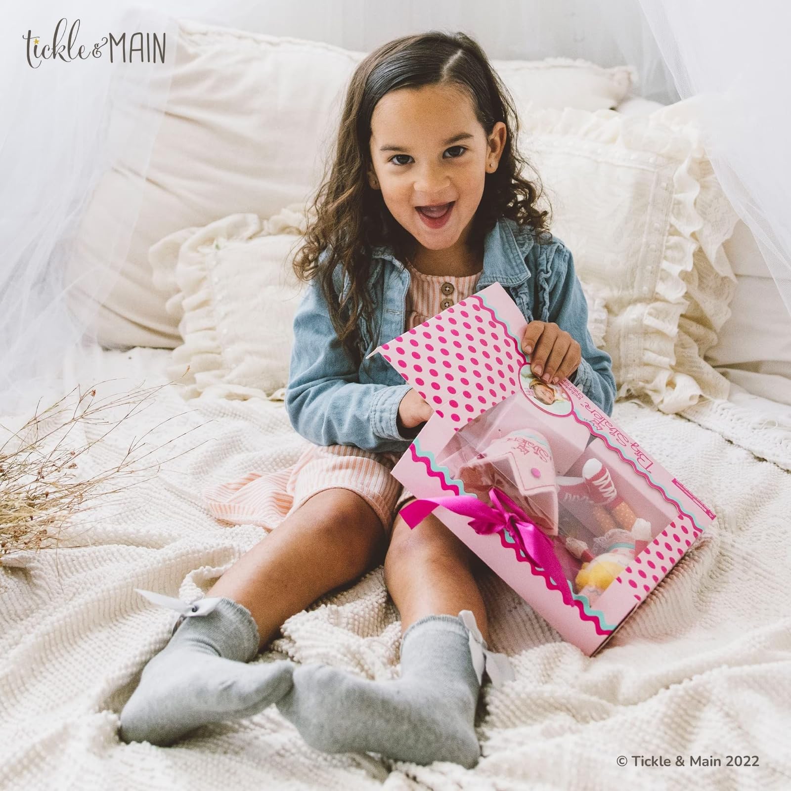 Tickle & Main Big Sister Gift Set - 3-Piece Kit, Multicolor - Includes I Hereby Crown You Storybook & 8-Inch Cloth Doll with Adjustable Felt Crown - Big Sister Gifts for Girls
