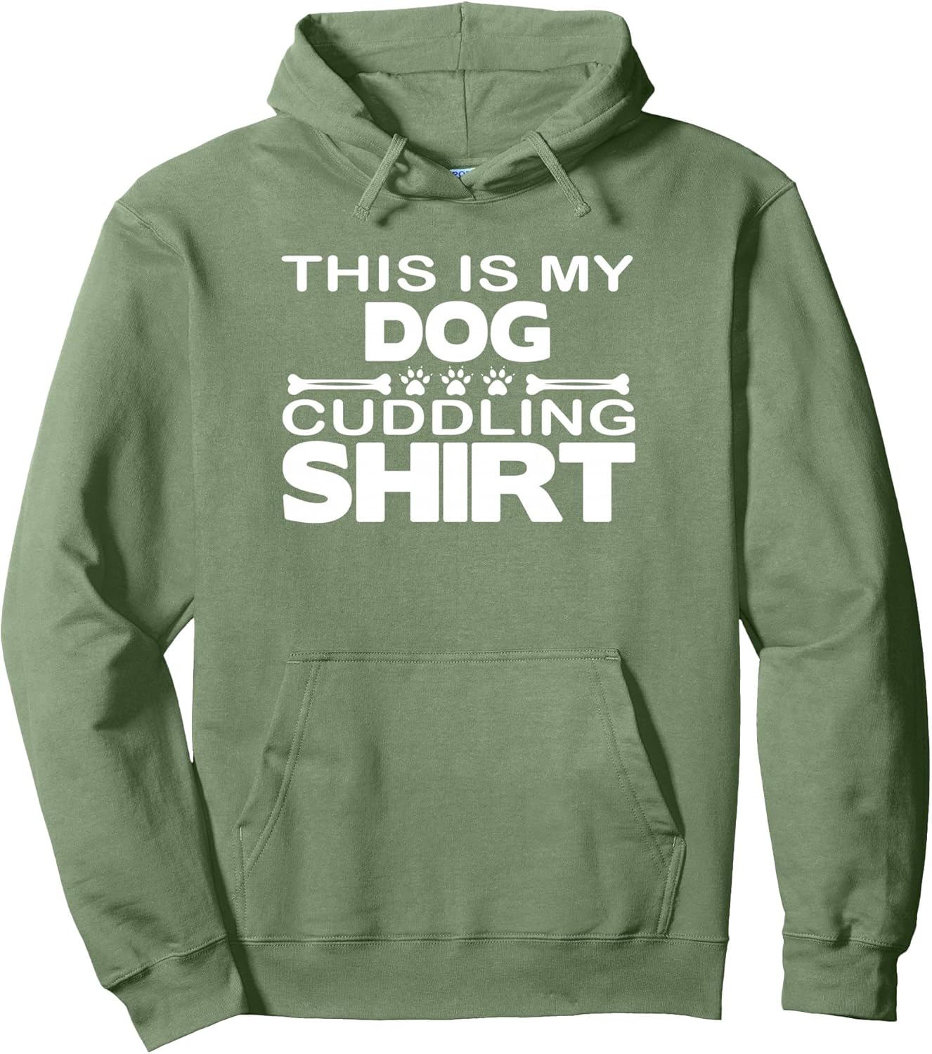 This Is My Dog Cuddling - Funny Dog Lover Pullover Hoodie