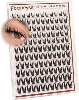 Focipeysa Extensiones de pestañas en racimo d...