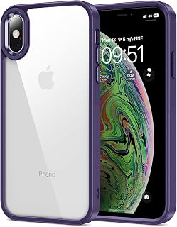 HOOMIL Hülle für iPhone XS Max, Anti-Vergilbung, Lila