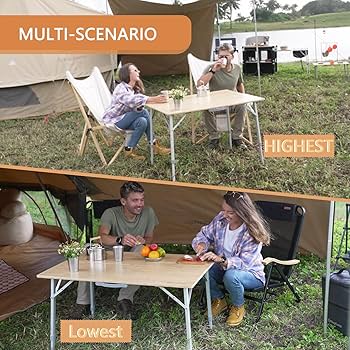 Amazon.co.jp: KingCamp 軽量 安定 折りたたみ キャンプテーブル