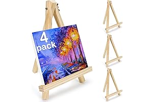 4-Pack Table Easels for Painting Canvas: Your Art Aid for Artistic Creations