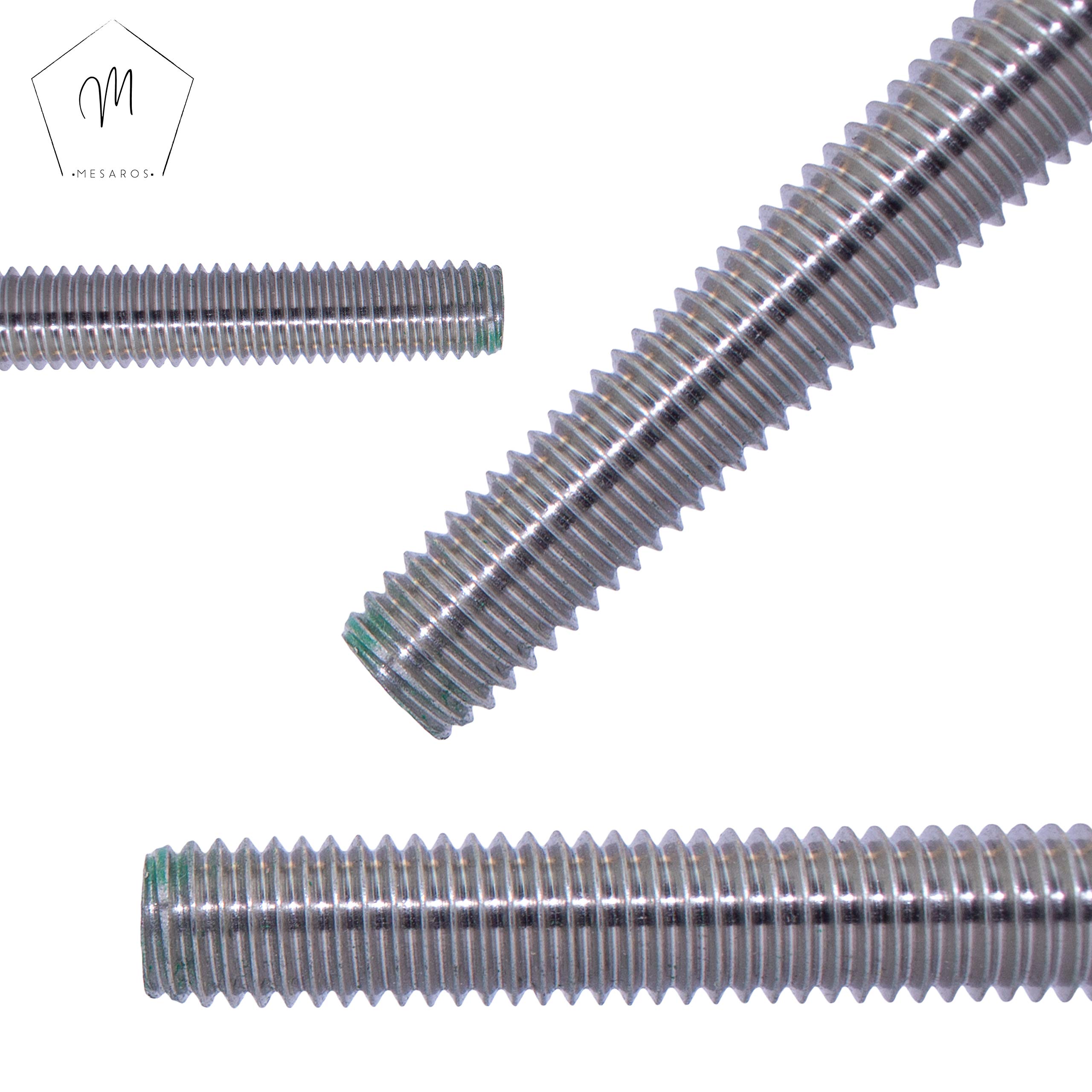 Gewindestab M30-1 Meter aus Edelstahl A2 (1 Stück) | DIN 975 / DIN 976 - Gewindestange von MESAROS®