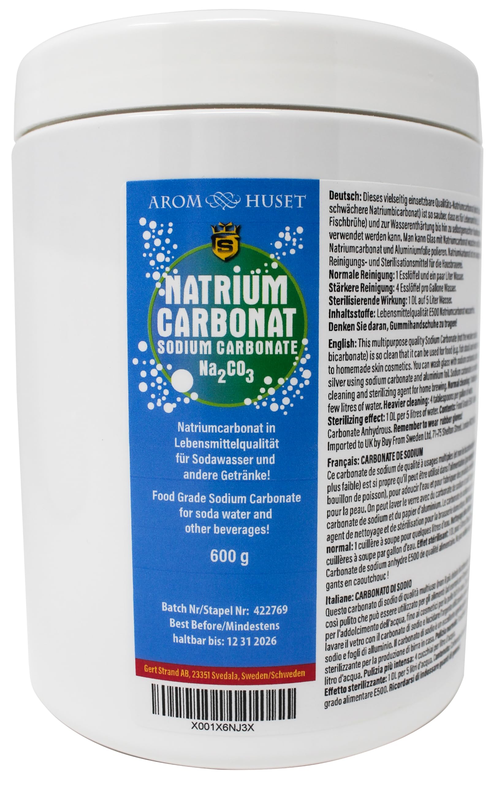 Aromhuset Lebensmittelqualität Speisenatron