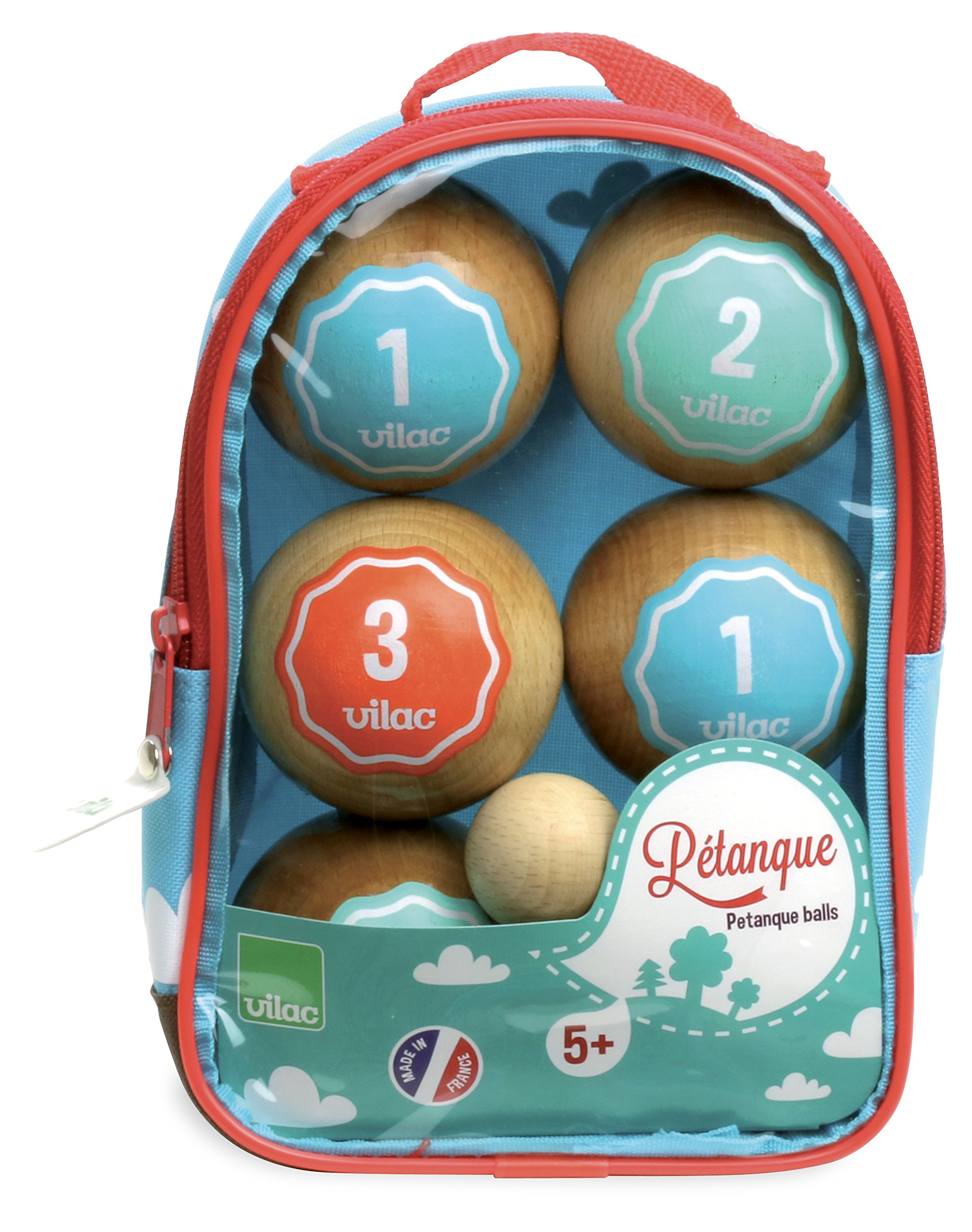Vilac - 4062 - Jeu de Pétanque Rétro en Bois