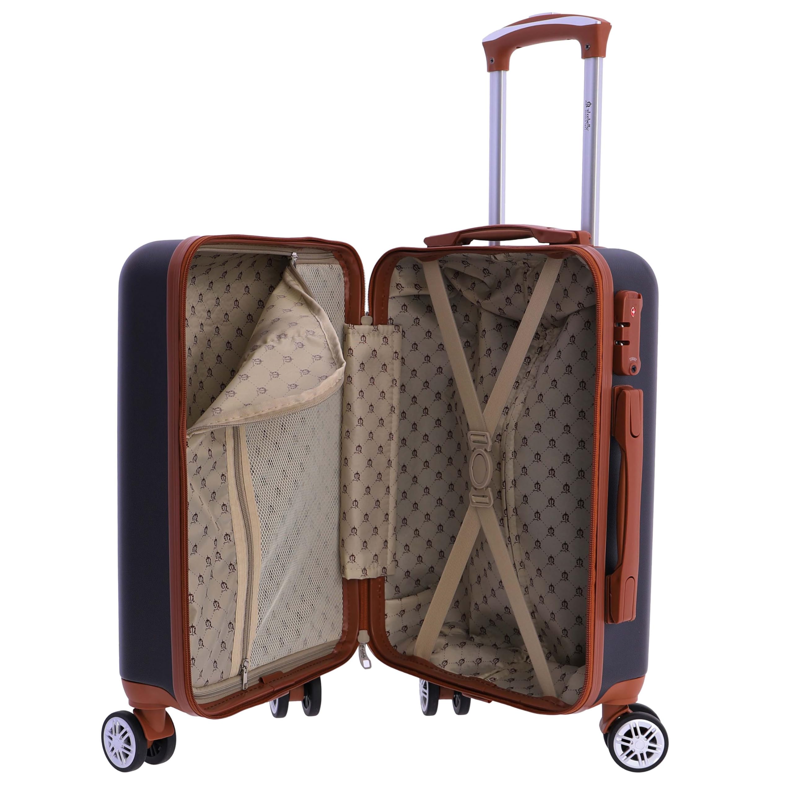 EL CABALLO - Maletas de Viaje Cabina - Maleta Cabina - Maletas de Viaje - Maleta de Cabina Resistente 52x35x20 Ryannair- Trolley Equipaje para Avion Resistente con 4 Ruedas de 360º y candado TSA