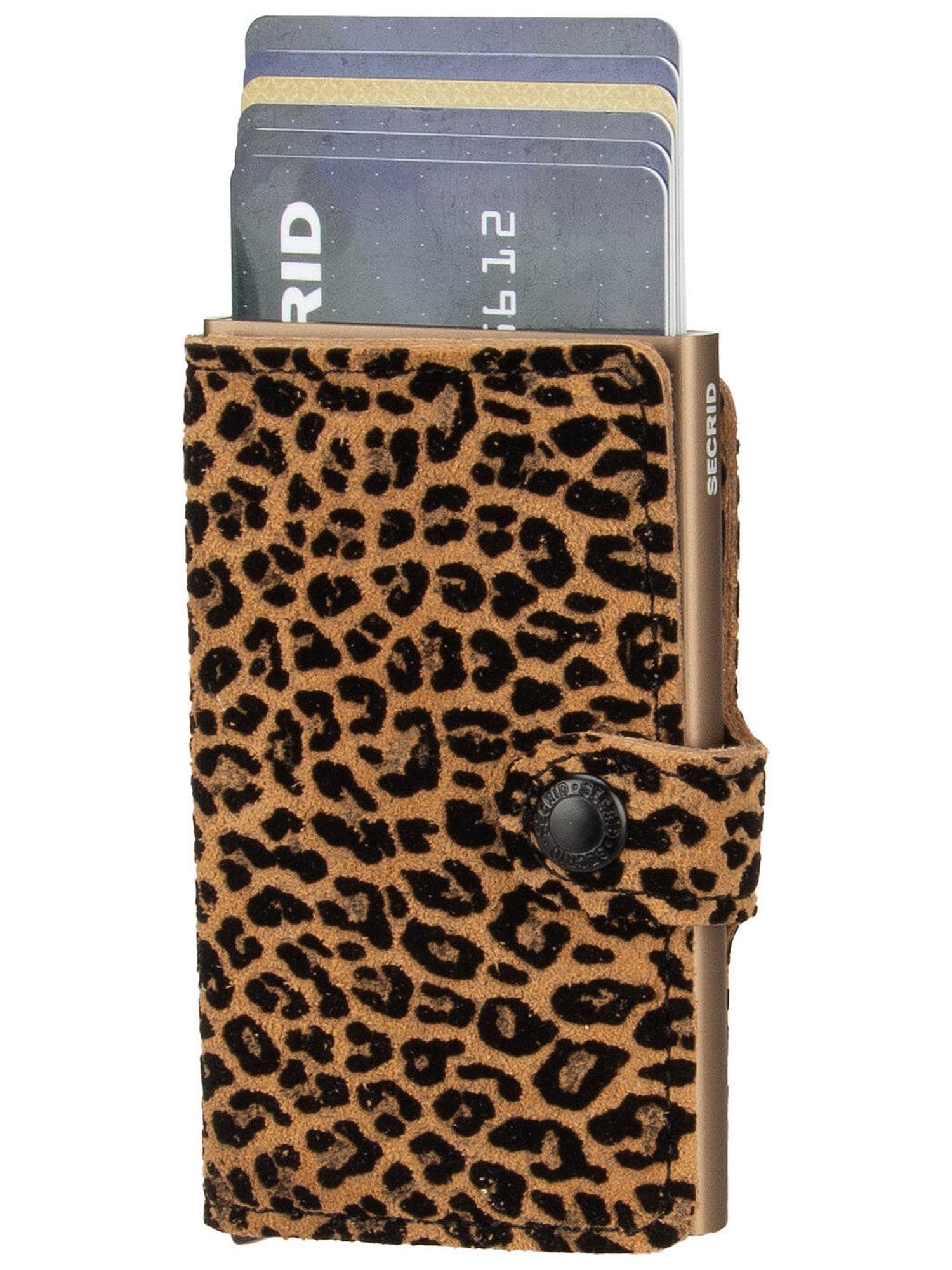 Secrid Monedero Miniwallet Leo, Beige, 10,2 x 6,5 x 2,1 cm, Clásico