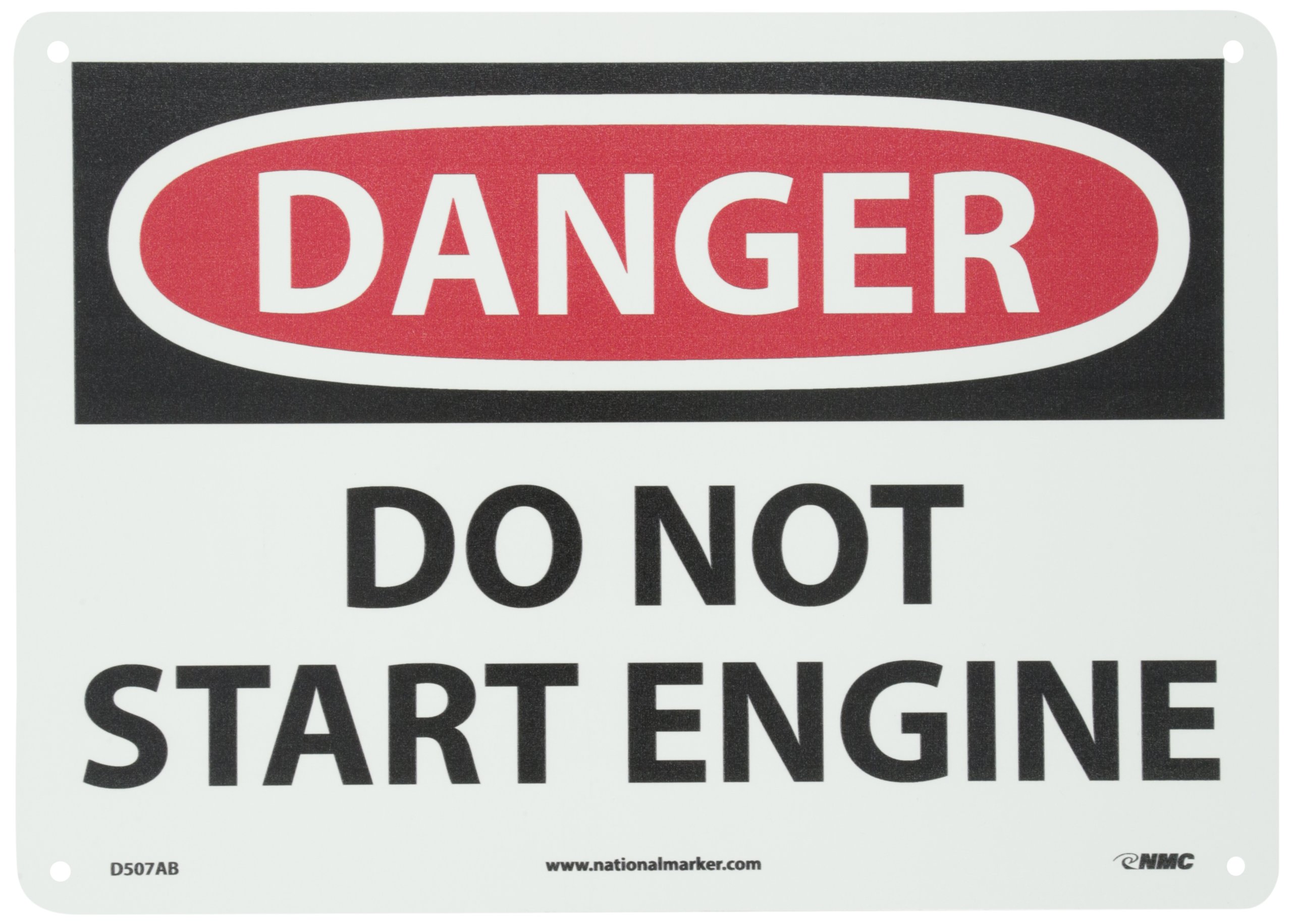 Panneau Danger Do not start moteur pour sécuriser la maintenance machine - 4