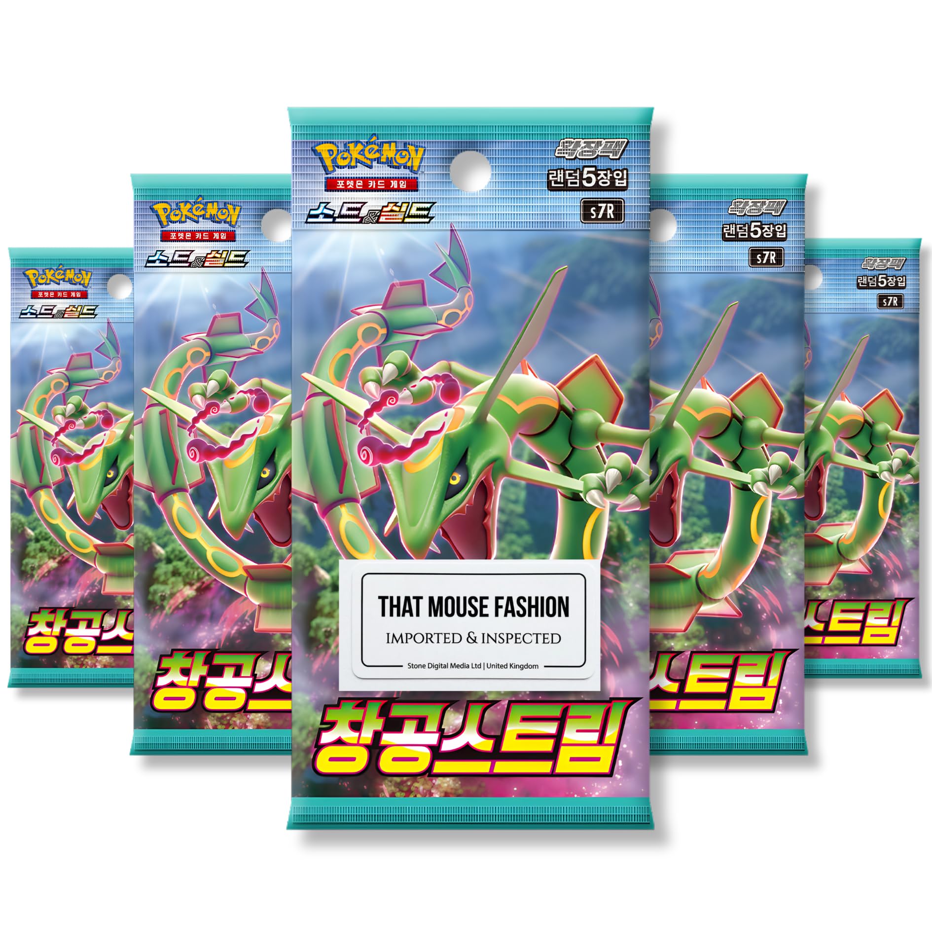 Evolving Skies Blue Sky Stream Korean 5 Booster Packs | TCYM