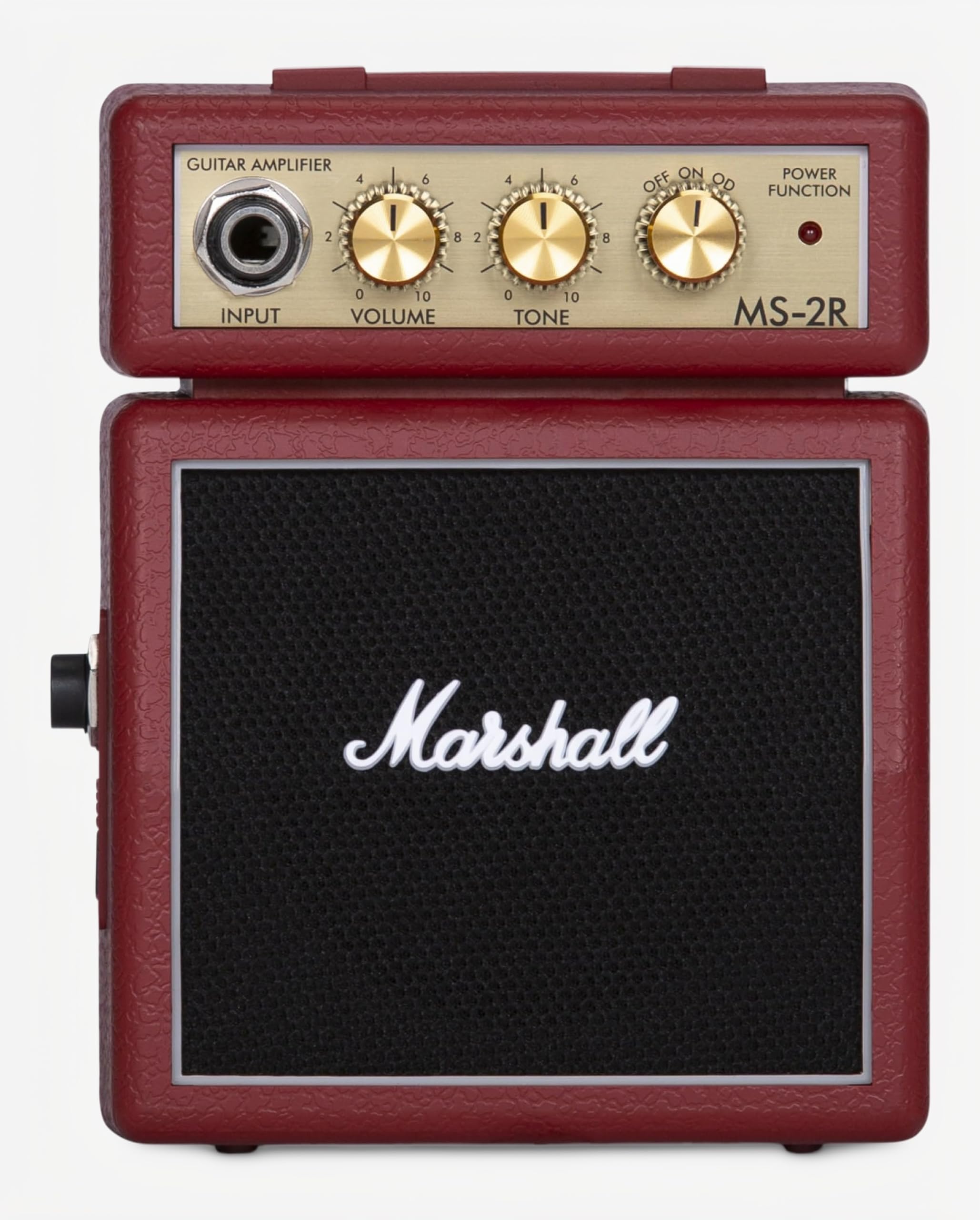 Amazon | Marshall ミニアンプ レッド MS-2R 電池/アダプター両対応