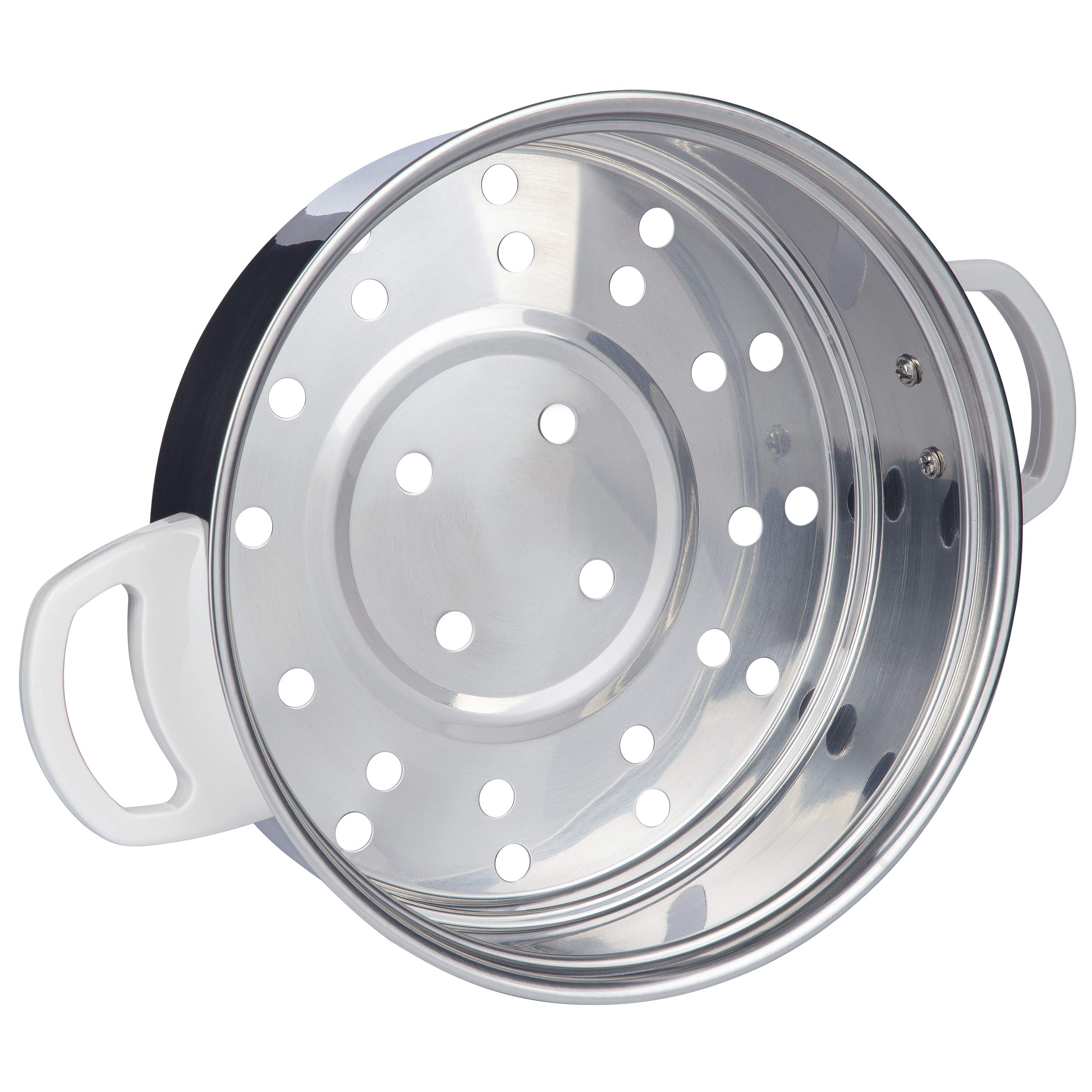 KeMar Reiskocher (5 Programme, 1,4L, 500W, Weiß) 7 Messbecher, Edelstahltopf & Glasdeckel - inkl. Dämpfeinsatz, Dampfgaren - Edelstahlschüssel, spülmaschinengeeignet, Warmhaltefunktion, KRC-175