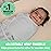 SwaddleMe by Ingenuity All Season Baby Swaddle, 2 Quick Flip Layers to Change from 1.0 to 2.5 TOG, Size 0-3 Months, 7-14 Pounds - Dream Waves
