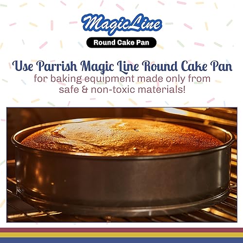 Vista 8 de Molde redondo de aluminio para tartas, 9 x 2 pulgadas, color plateado